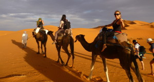camel ride sahara desert morocco